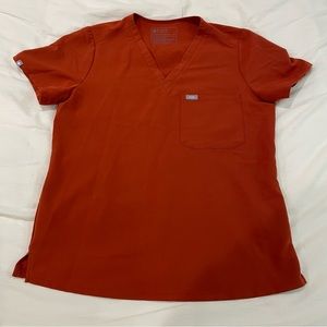 Figs Catarina Scrub Top - Auburn